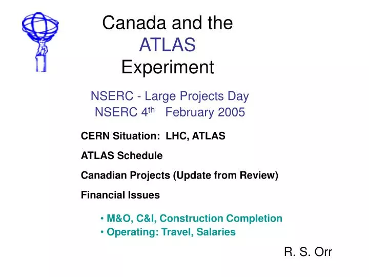 canada and the atlas experiment