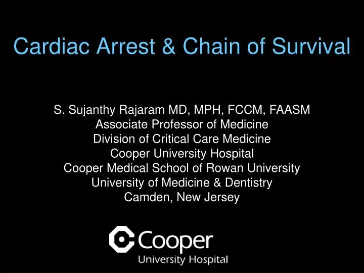cardiac arrest chain of survival