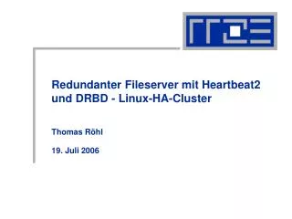 redundanter fileserver mit heartbeat2 und drbd linux ha cluster