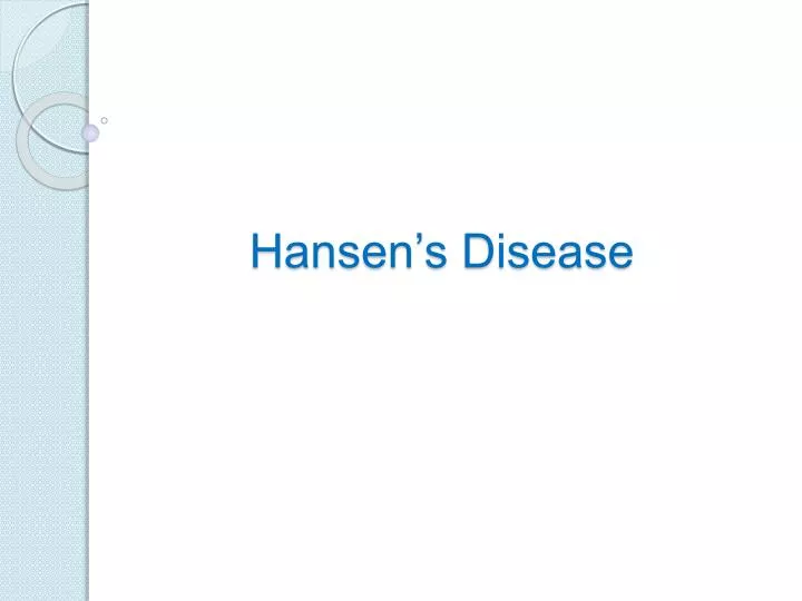 hansen s disease
