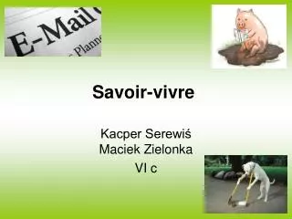 savoir vivre