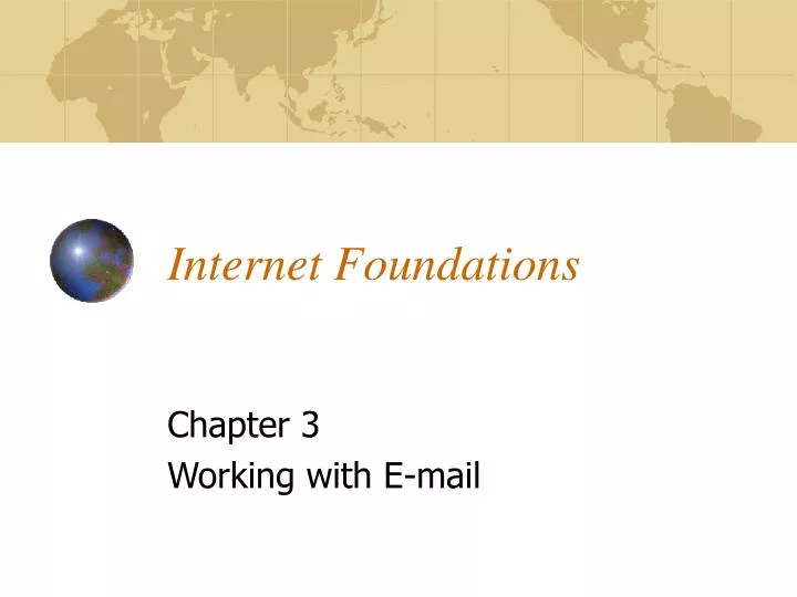 internet foundations