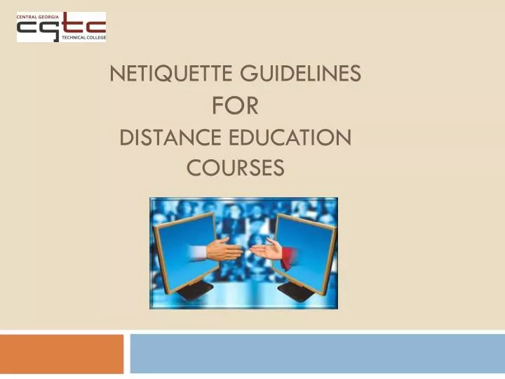 netiquette guidelines for distance education courses