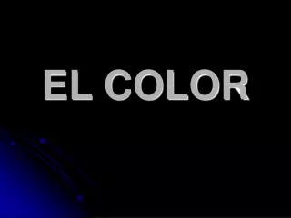 el color
