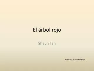 el rbol rojo