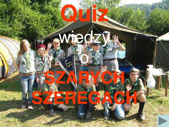 quiz wiedzy o szarych szeregach