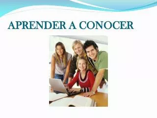 aprender a conocer