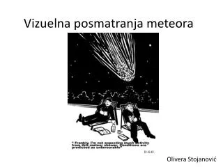 Vizuelna posmatranja meteora