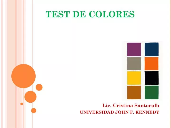 test de colores