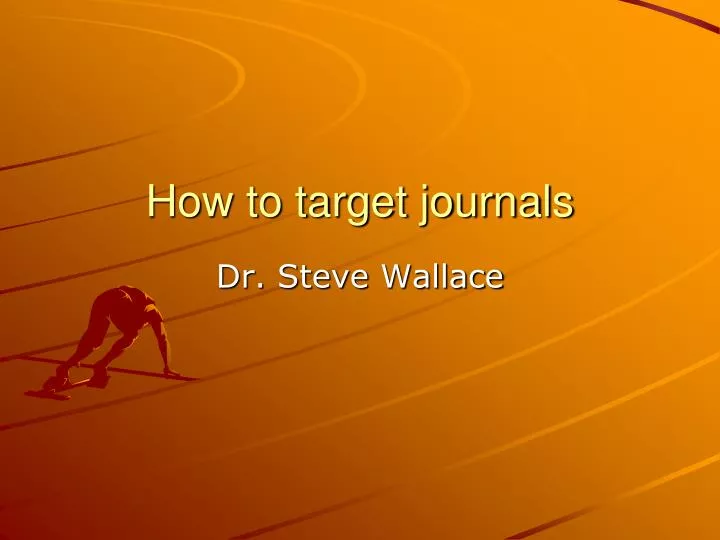 how to target journals
