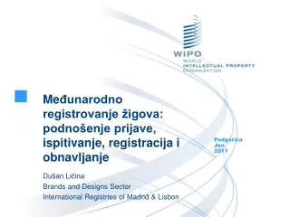 me unarodno registrovanje igova podno enje prijave ispitivanje registracija i obnavljanje