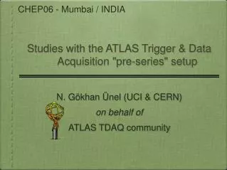 Studies with the ATLAS Trigger &amp; Data Acquisition &quot;pre-series&quot; setup