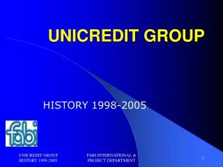 UNICREDIT GROUP