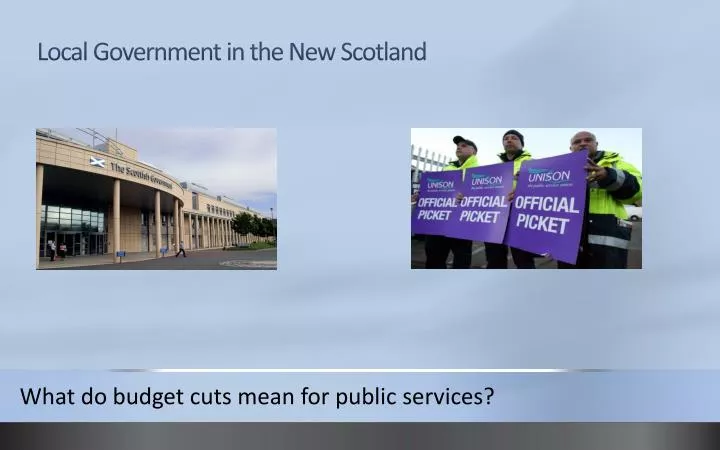 local government in the new scotland