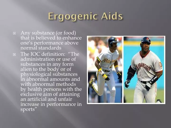 ergogenic aids