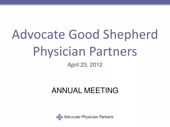 advocate good shepherd physician partners