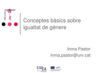 conceptes b sics sobre igualtat de g nere