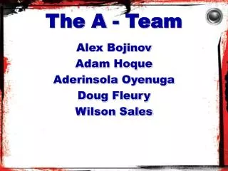 The A - Team