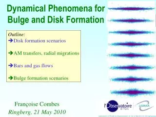 Dynamical Phenomena for Bulge and Disk Formation