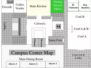 Campus Center Map