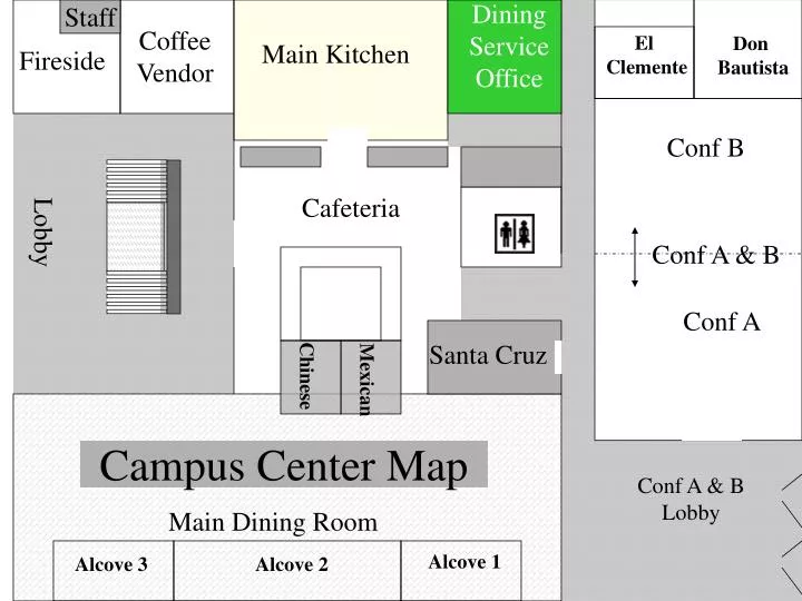 campus center map
