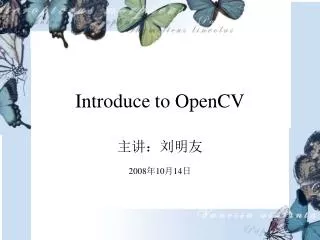 introduce to opencv