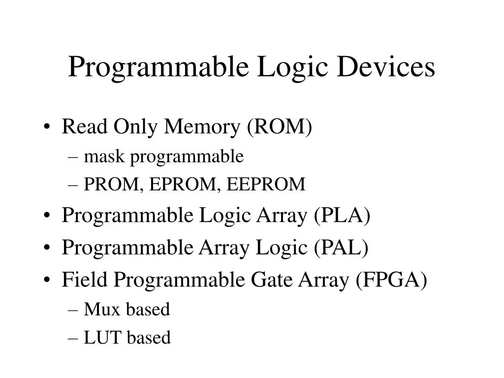 PPT - Programmable Logic Devices PowerPoint Presentation, free download ...