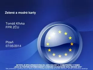 zelen a modr karty