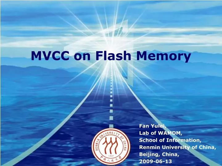 mvcc on flash memory