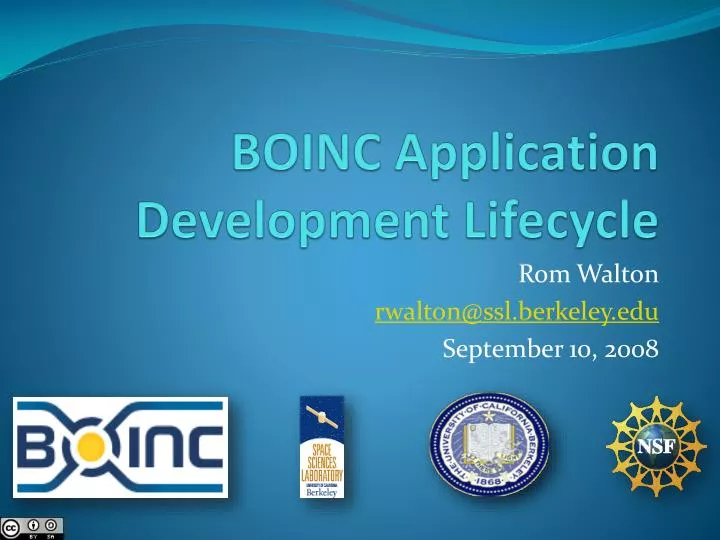 boinc application development lifecycle