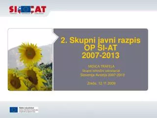 2 skupni javni razpis op si at 2007 2013