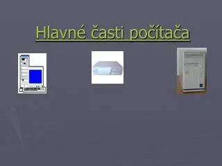 hlavn asti po ta a