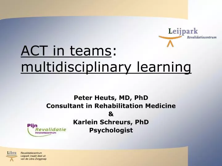 act in teams multidisciplinary learning