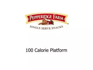 100 Calorie Platform