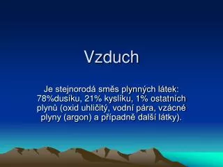 vzduch