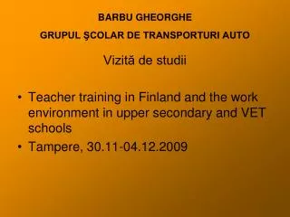 barbu gheorghe grupul colar de transporturi auto