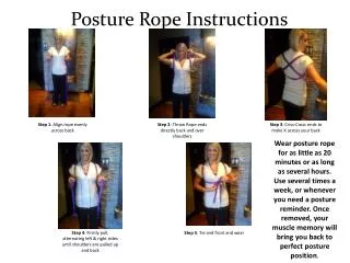 Posture Rope Instructions