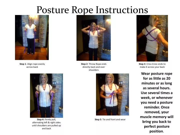 posture rope instructions