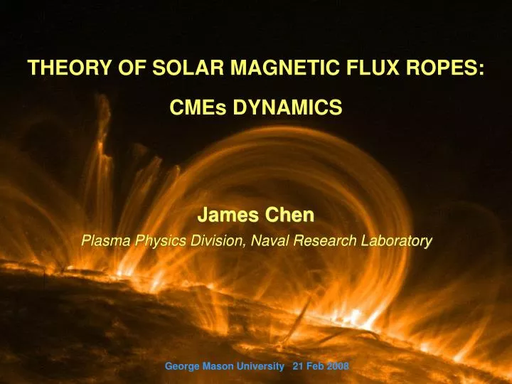 theory of solar magnetic flux ropes cmes dynamics