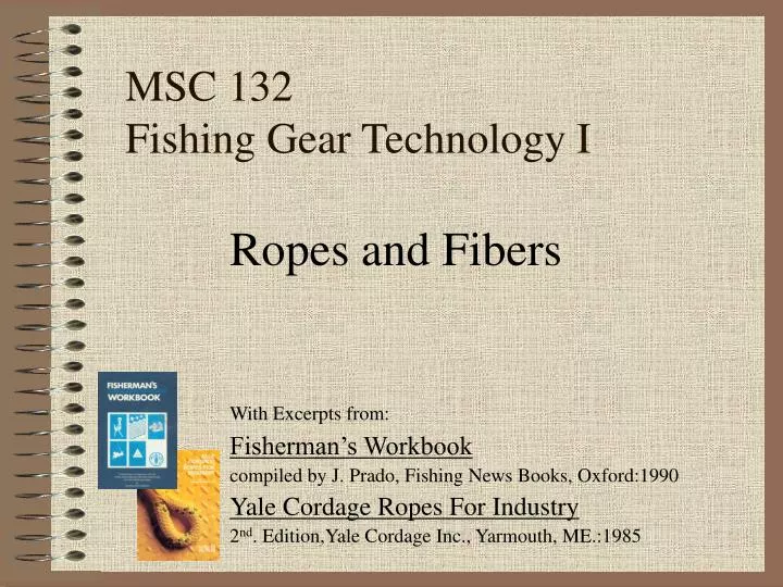 msc 132 fishing gear technology i