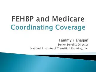 FEHBP and Medicare Coordinating Coverage
