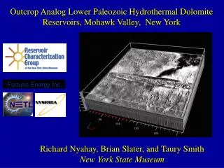 Outcrop Analog Lower Paleozoic Hydrothermal Dolomite Reservoirs, Mohawk Valley, New York