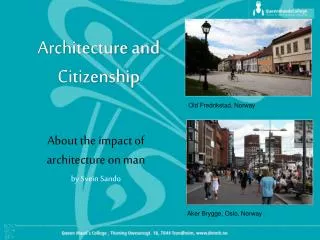 Architecture and Citizenship