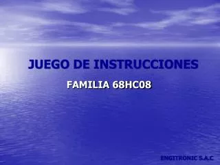 juego de instrucciones