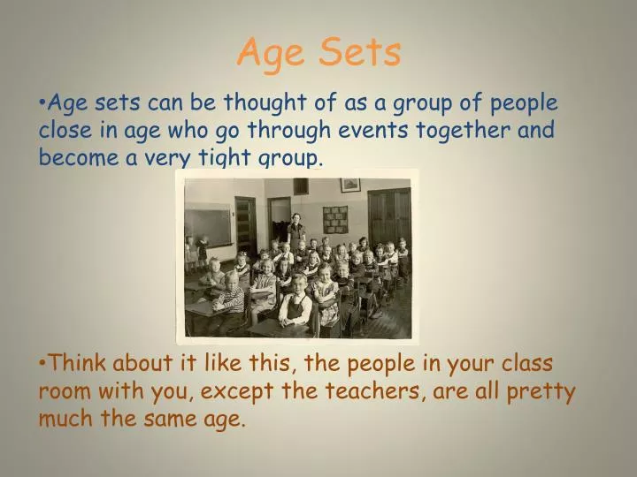 age sets