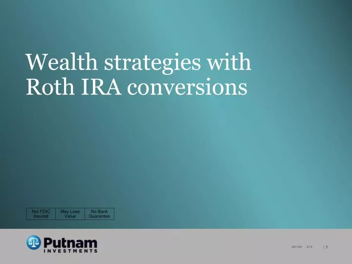 wealth strategies with roth ira conversions