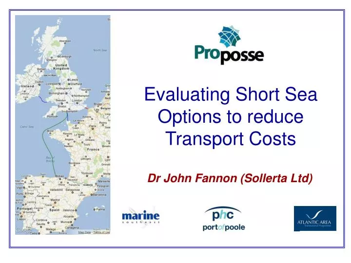 evaluating short sea options to reduce transport costs