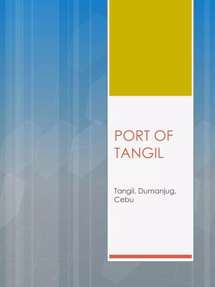 port of tangil