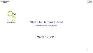 SMT On Demand Read