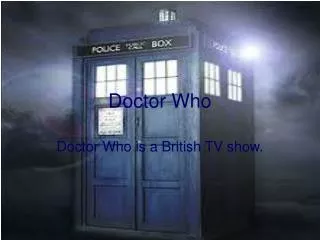 Doctor Who